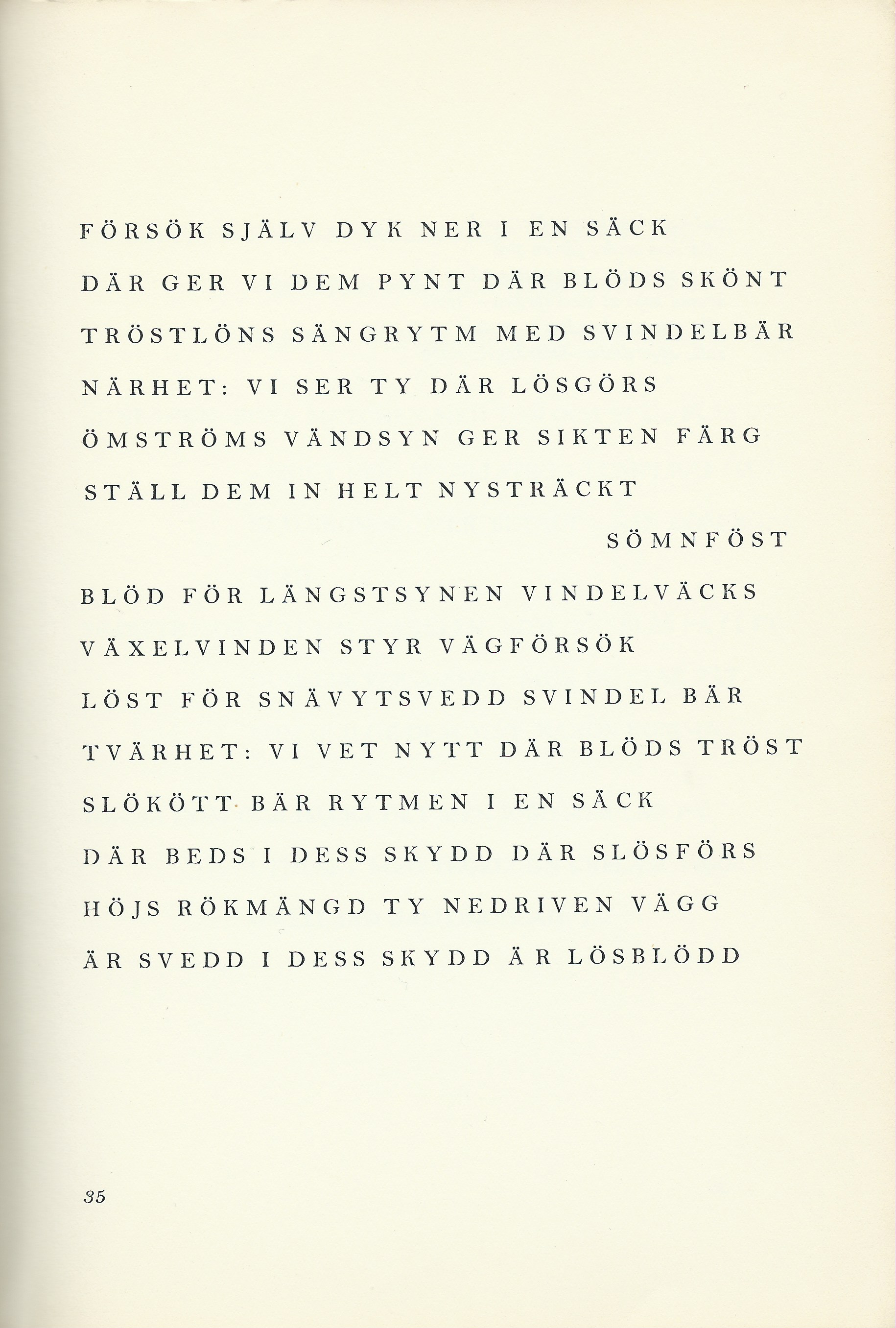 From Bengt Emil Johnson, Hyllningarna (The Tributes) (1963).